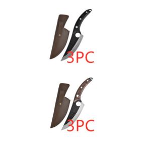 Hand forged boning knife (Option: 6pcsset)